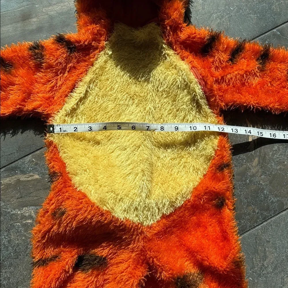 Disney Winnie the Pooh Tigger Costume Infant 24M One Piece Halloween Hooded